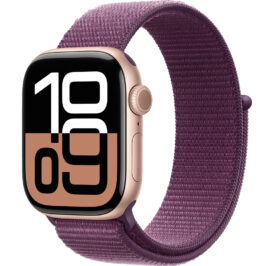 Apple Watch S10 42MM MWWK3LW/A GPS Aluminium Sport Loop - Rose Gold Plum - Image 2