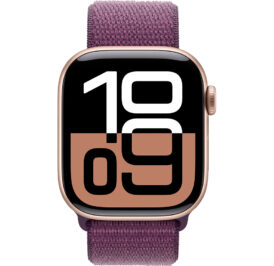 Apple Watch S10 42MM MWWK3LW/A GPS Aluminium Sport Loop - Rose Gold Plum - Image 1