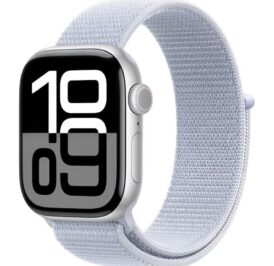 Apple Watch S10 42MM MWWD3LW/A GPS Aluminium Sport Loop - Silver Blue Cloud - Image 2